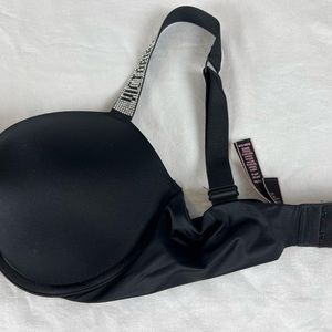 Victoria’s Secret Very Sexy push-up bra with rhinestone straps